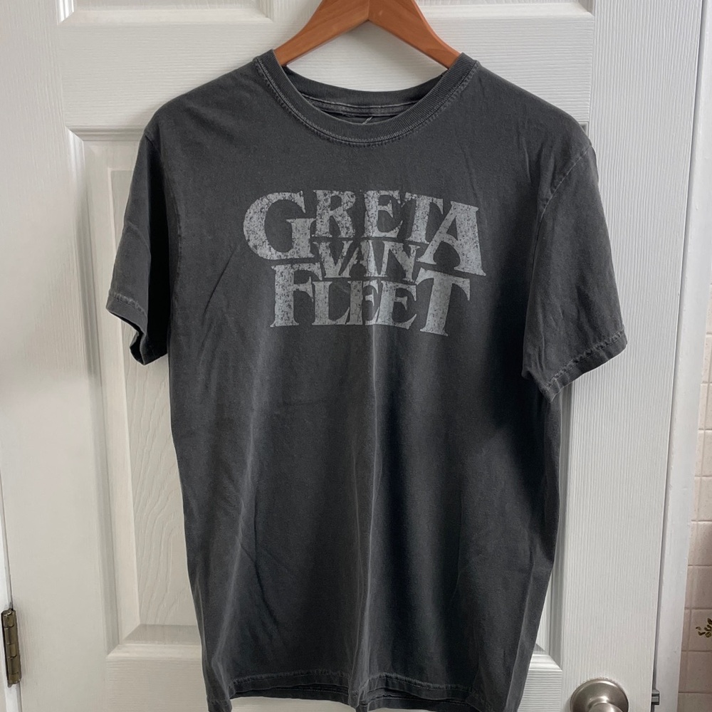 Greta Van Fleet Official Band Tee Gray T-Shirt Size Medium